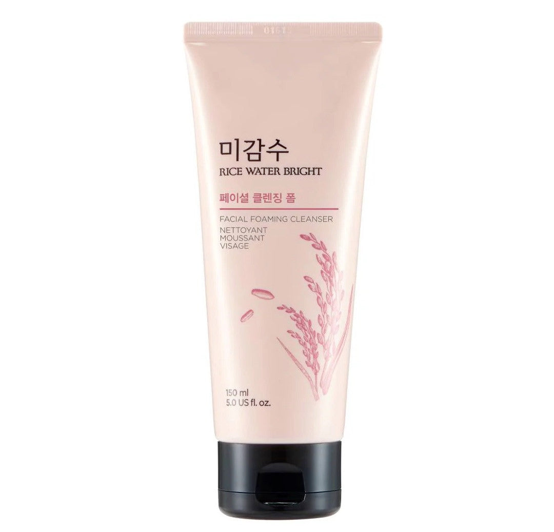 THE FACE SHOP Rice Water Bright Foaming  Cleanser (5oz)