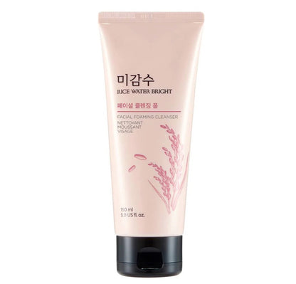 THE FACE SHOP Rice Water Bright Foaming  Cleanser (5oz)
