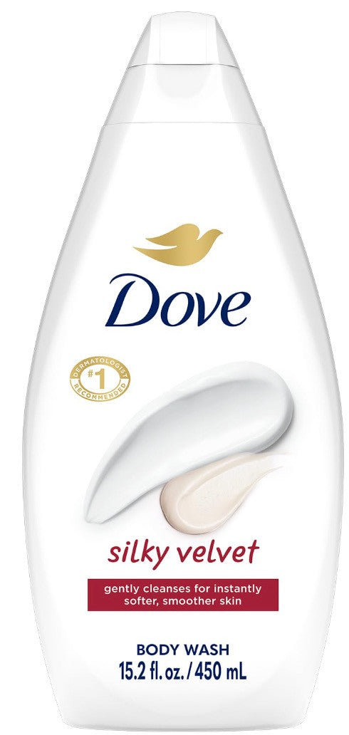 Dove Silky Velvet Body Wash (15.2oz)
