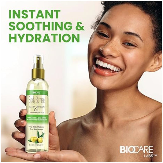 BIOCARE Body Butter Olive Oil & Shea Butter Extra-Dry Skin Body Oil (6.1 oz)