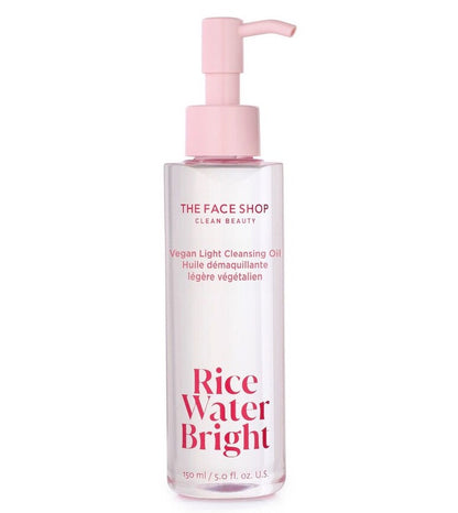 THE FACE SHOP Rice Water Bright Light Cleansing Oil, Vegan (5oz)