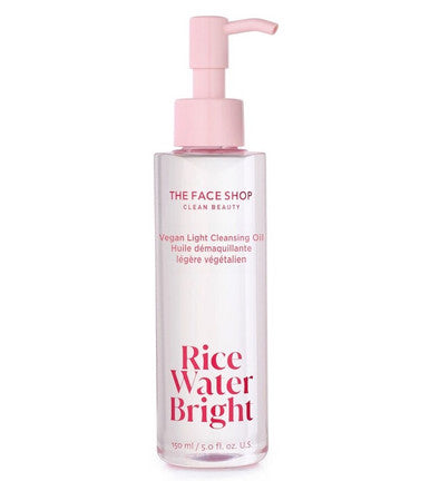 THE FACE SHOP Rice Water Bright Light Cleansing Oil, Vegan (5oz)