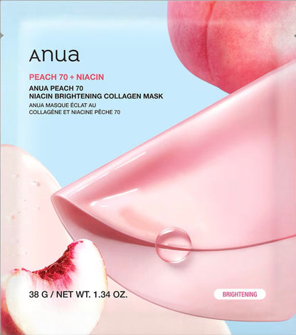 Anua Peach 70 Niacin Brightening Collagen Mask (1 sheet)