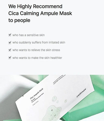 CELIMAX Cica Calming Ampule Mask (1 sheet)