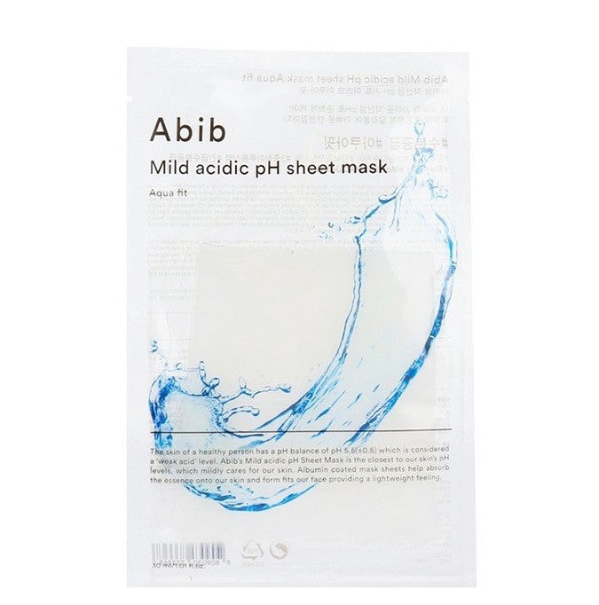 [Abib] Mild Acidic Ph Sheet Mask - Aqua (1Sheet)