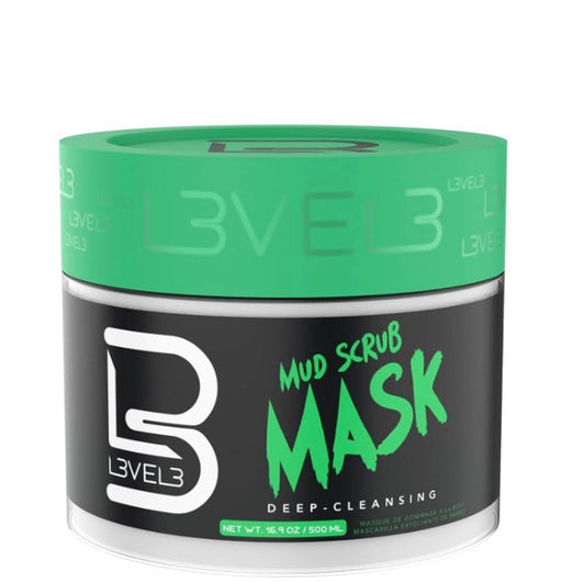 LEVEL 3 Mud Facial Scrub Mask (16.9oz)