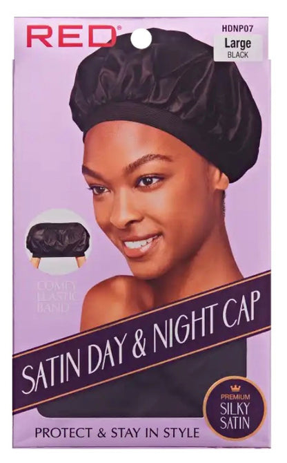 RED Satin Day & Night Cap