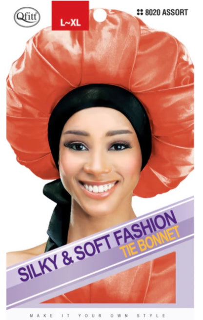 QFITT Silky Soft Tie Bonnet