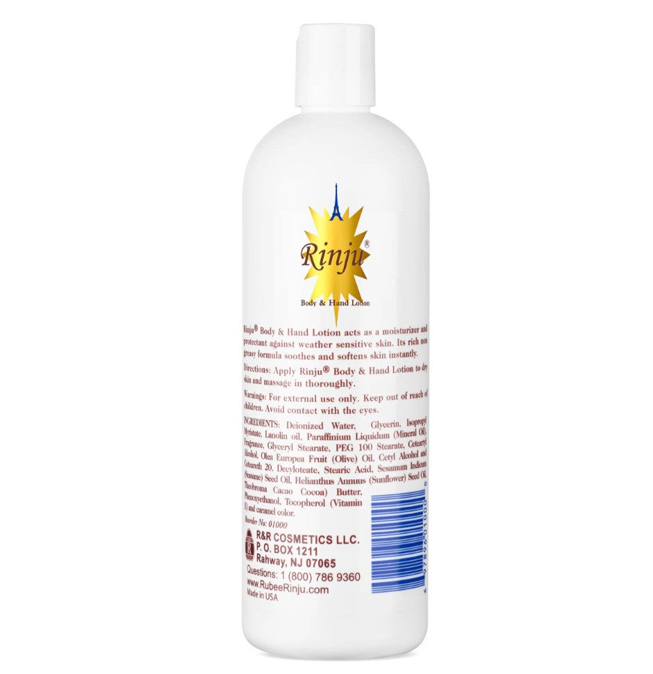 RINJU Hand & Body Lotion (16oz)