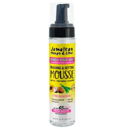 Jamaican Mango & Lime Jamaican Braids Your Way Shine & Molds Mousse (8oz)