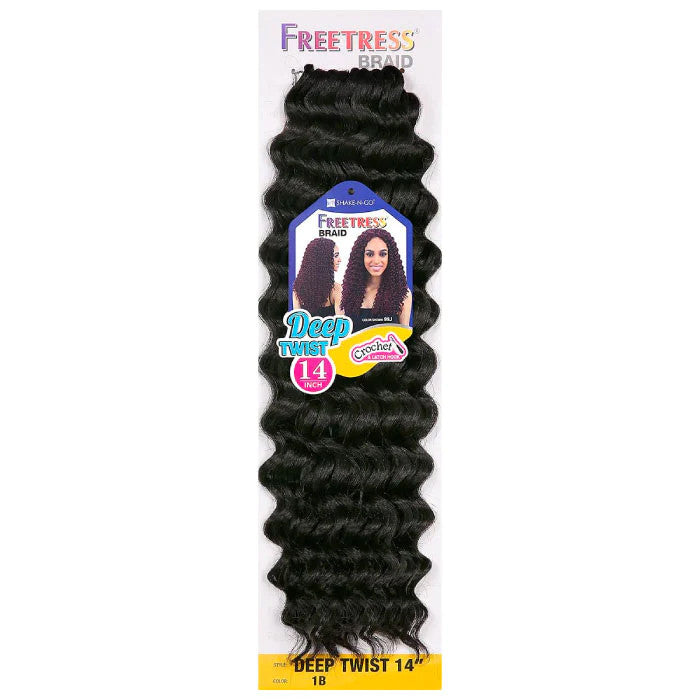 FREETRESS Braid Synthetic Crochet Hair - DEEP TWIST 14"