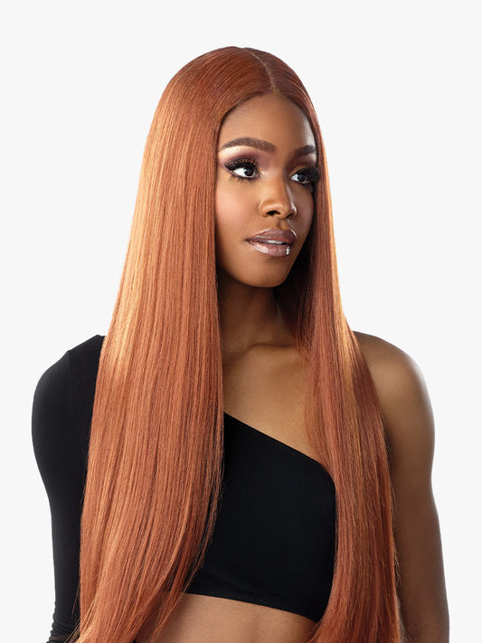 SENSATIONNEL Shear Muse Red Krush Synthetic HD Lace Wig - SALISHA