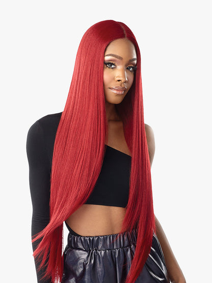 SENSATIONNEL Shear Muse Red Krush Synthetic HD Lace Wig - SALISHA