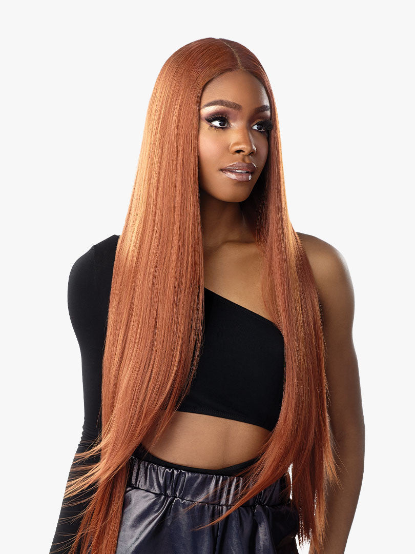 SENSATIONNEL Shear Muse Red Krush Synthetic HD Lace Wig - SALISHA