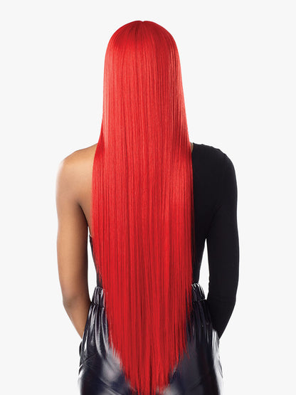 SENSATIONNEL Shear Muse Red Krush Synthetic HD Lace Wig - SALISHA