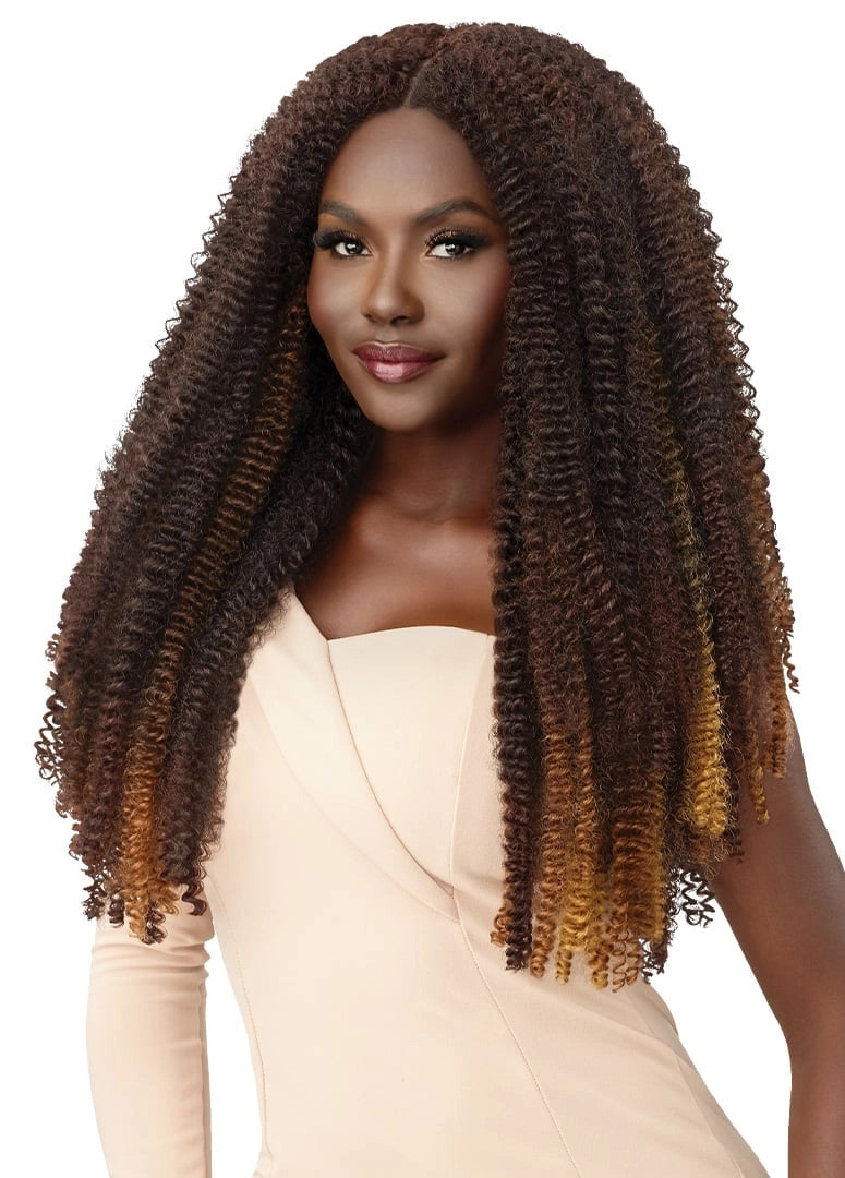 OUTRE X-Pression Twisted Up Crochet Braid - 3X Springy Bohemian Twist 24"