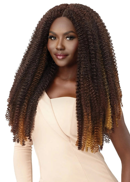 OUTRE X-Pression Twisted Up Crochet Braid - 3X Springy Bohemian Twist 24"