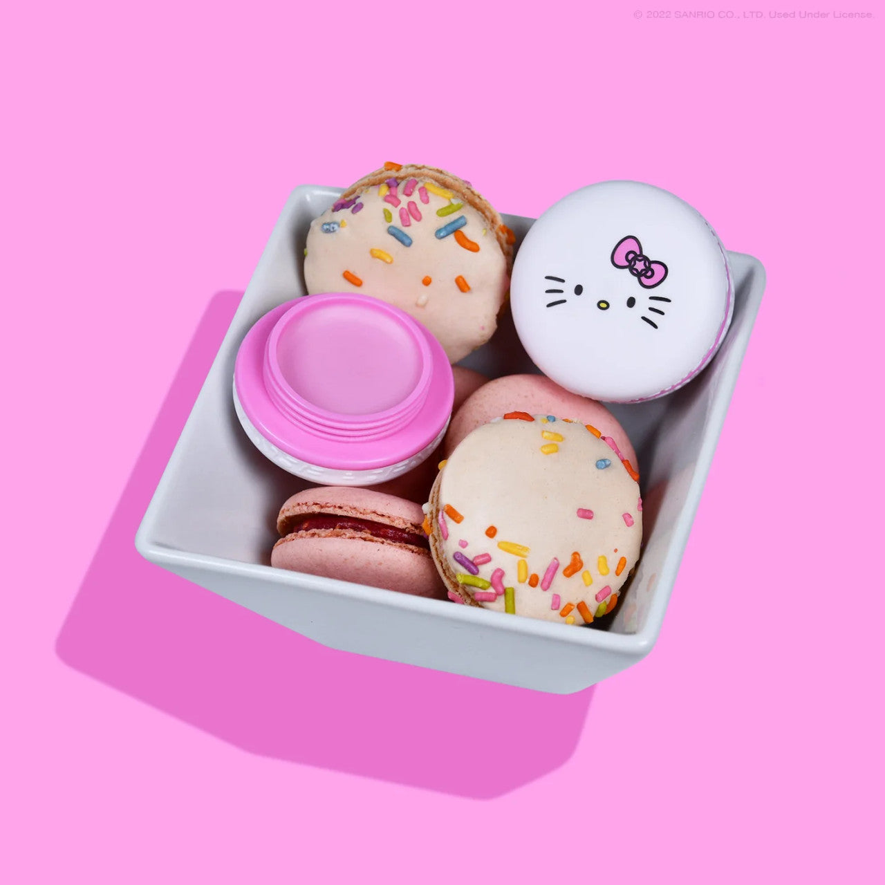THE CREME SHOP X Hello Kitty Macaron Lip Balm - Sweet Sprinkles