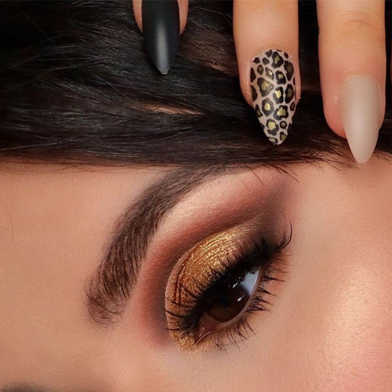 CALA Nail Creations Lux Stiletto (Cheetah)