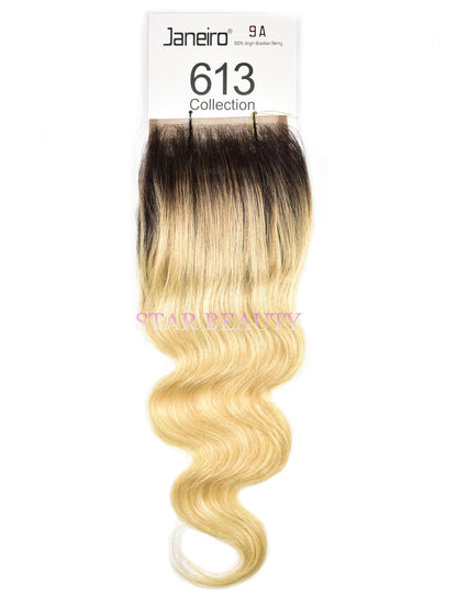 9A Janeiro Brazilian Body Wave Closure (613, T1B/613)
