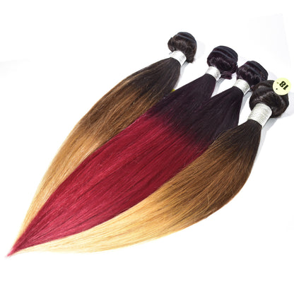 Janeiro Color Single Bundle (T1B/BURG, T1B/30, T1B/3027) - Straight