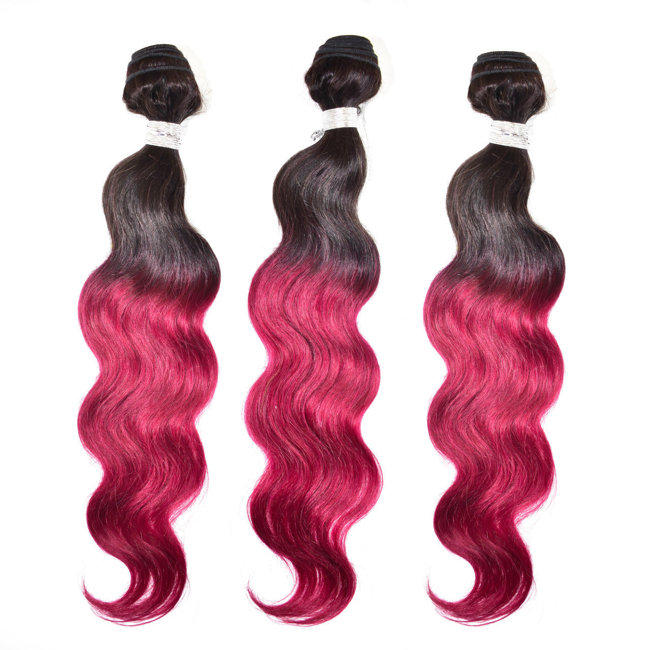 Janeiro Color Single Bundle (T1B/BURG, T1B/30, T1B/3027) - Body Wave