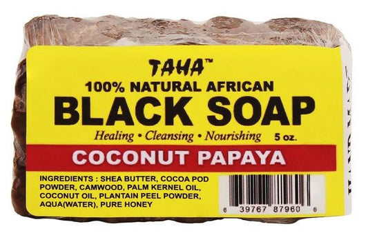 TAHA 100% Natural African Black Soap