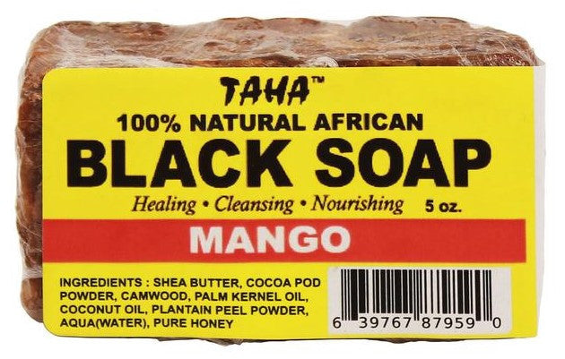 TAHA 100% Natural African Black Soap