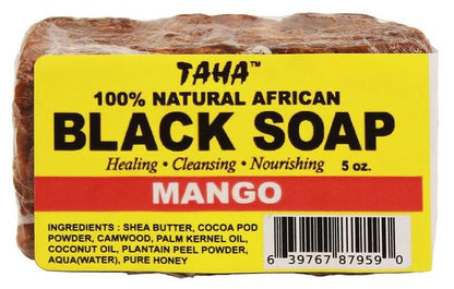 TAHA 100% Natural African Black Soap