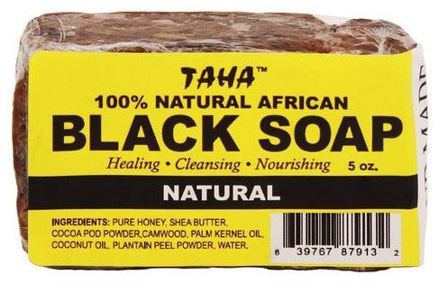 TAHA 100% Natural African Black Soap