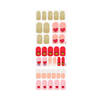 THE CREME SHOP BT21 TATA Galactic Love Gel Nail Strips (Set of 35)