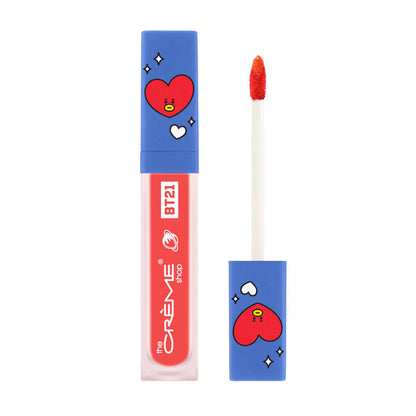 THE CREME SHOP BT21 UNIVERSTAIN Lip Tint - Curiously Coral (TATA)