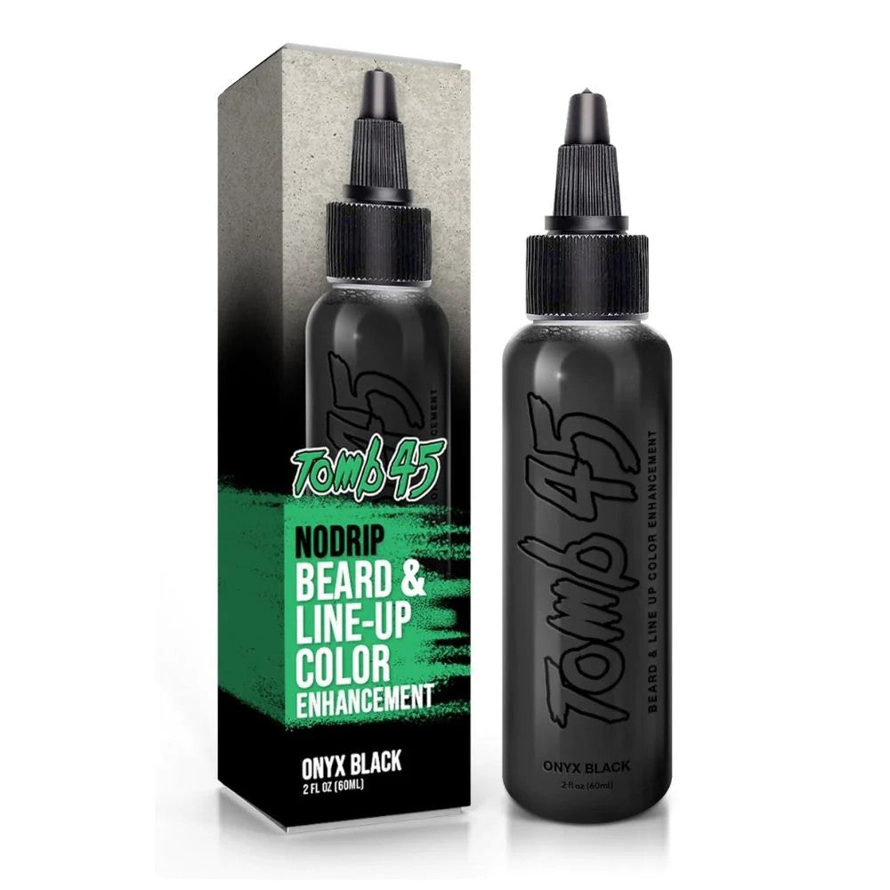 Tomb 45 No Drip Beard & Line up Color Enhancement – ONYX (Jet Black)
