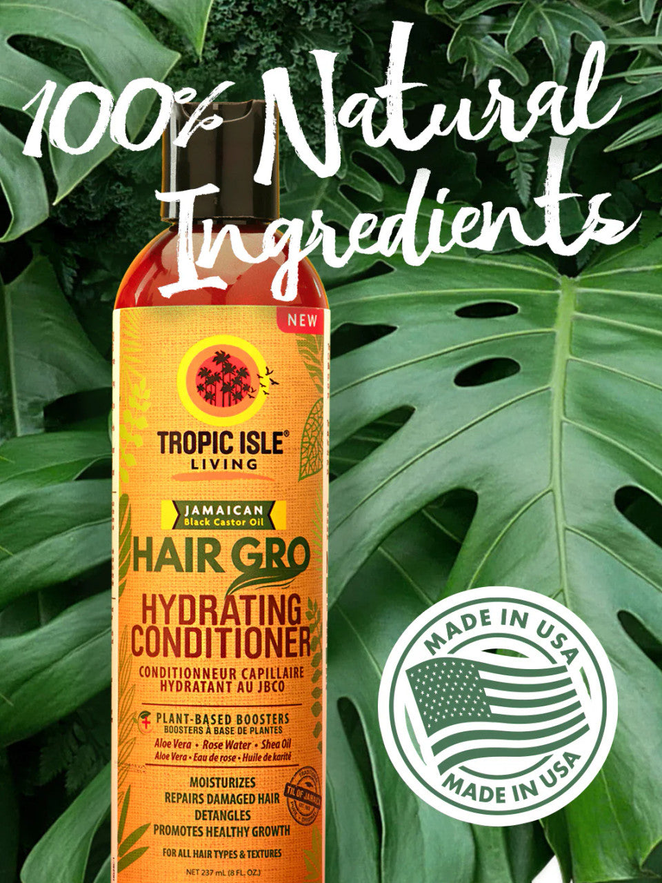 Tropic Isle Living Hair Gro Hydrating Conditioner (8 oz)