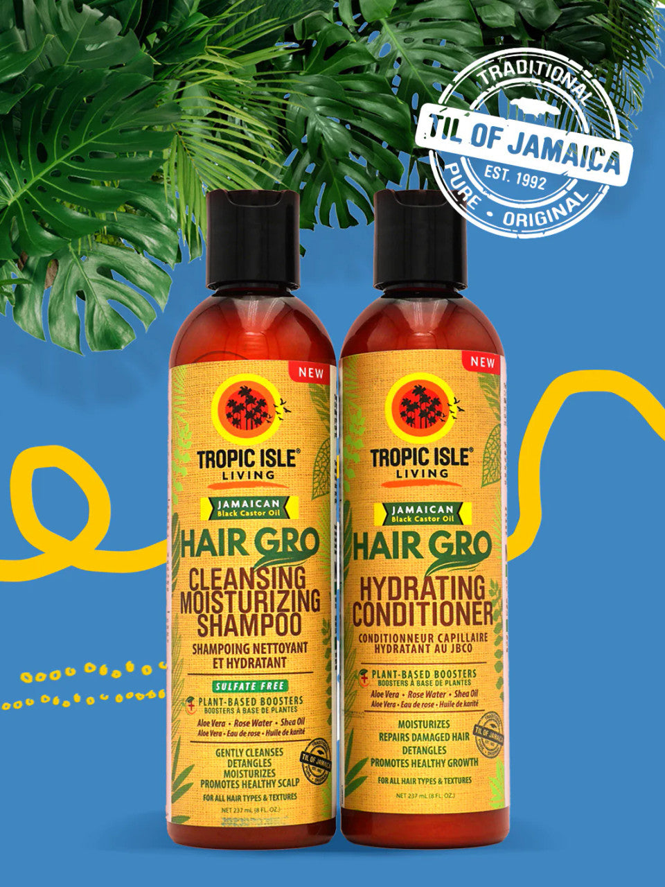 Tropic Isle Living Hair Gro Hydrating Conditioner (8 oz)