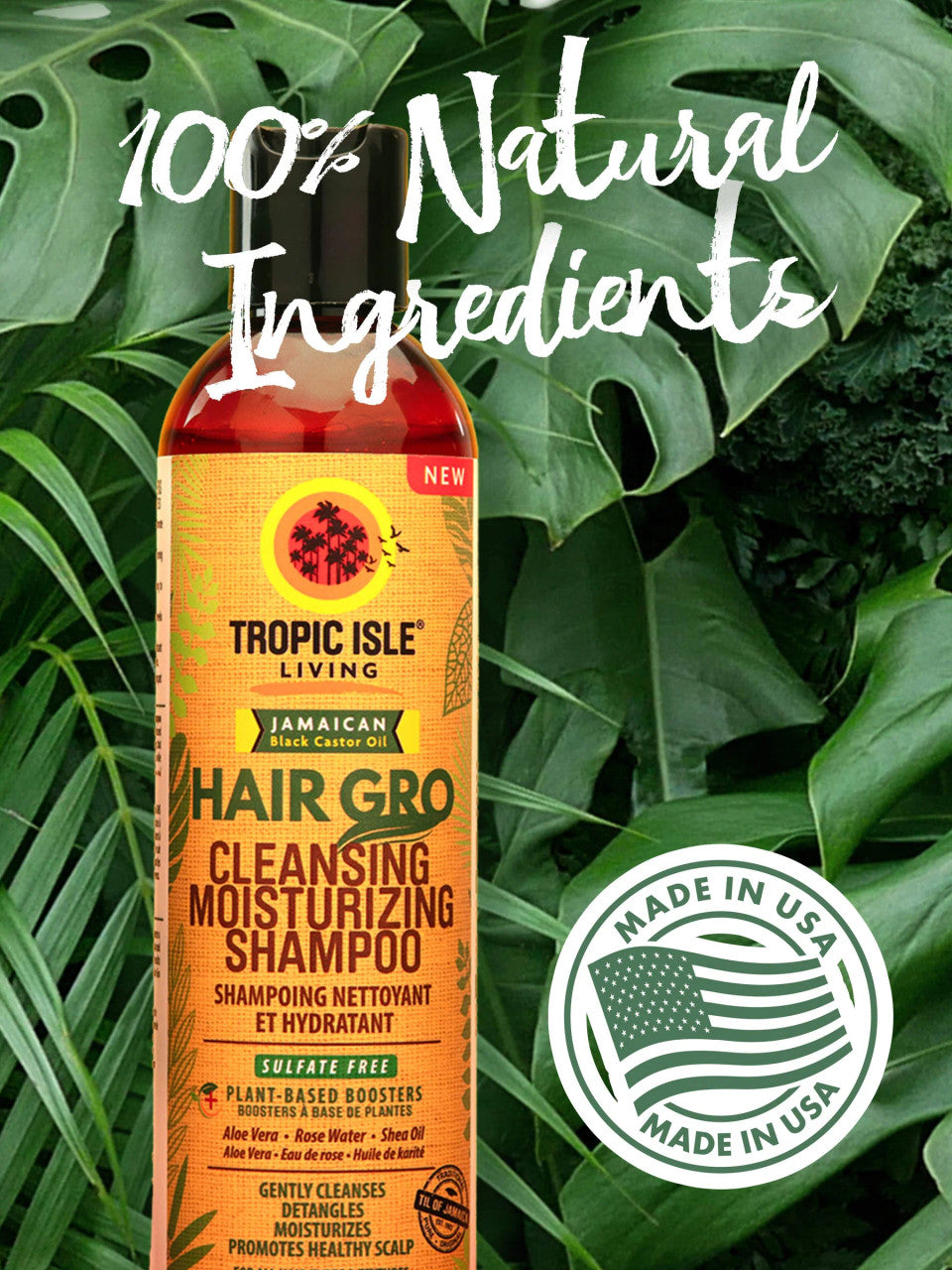 Tropic Isle Living Hair Gro Hair Growth Serum Drops (4 oz)