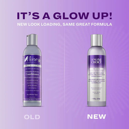 The Mane Choice The Alpha Easy On The Curl Detangling Hydration Conditioner (8oz)
