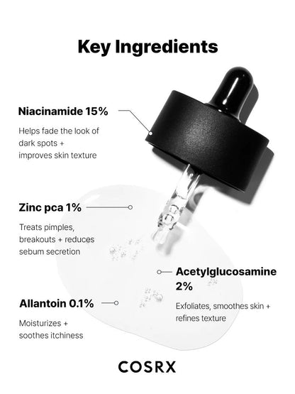 COSRX The Niacinamide 15 Serum (0.67 oz)