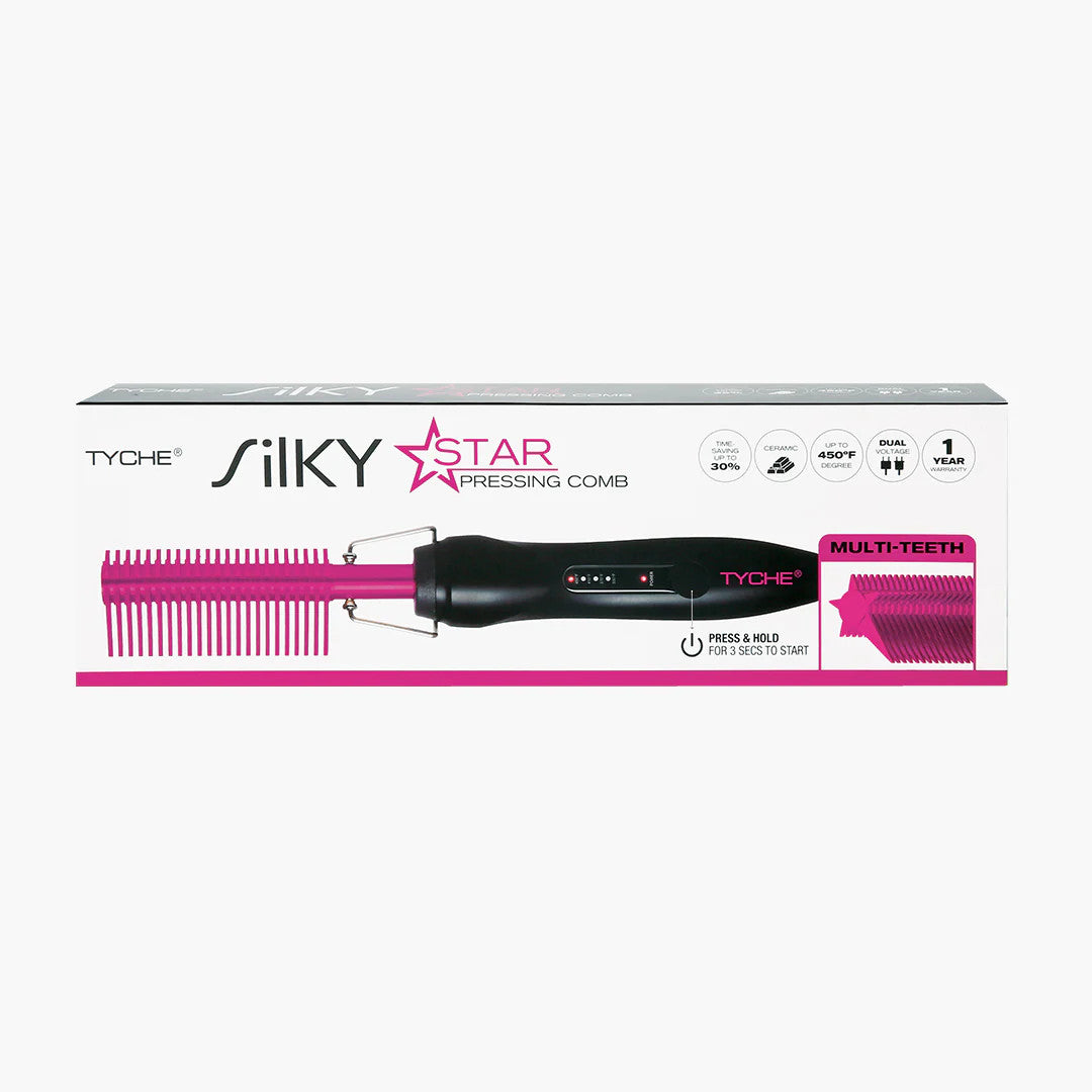 TYCHE Silky Star Pressing Comb