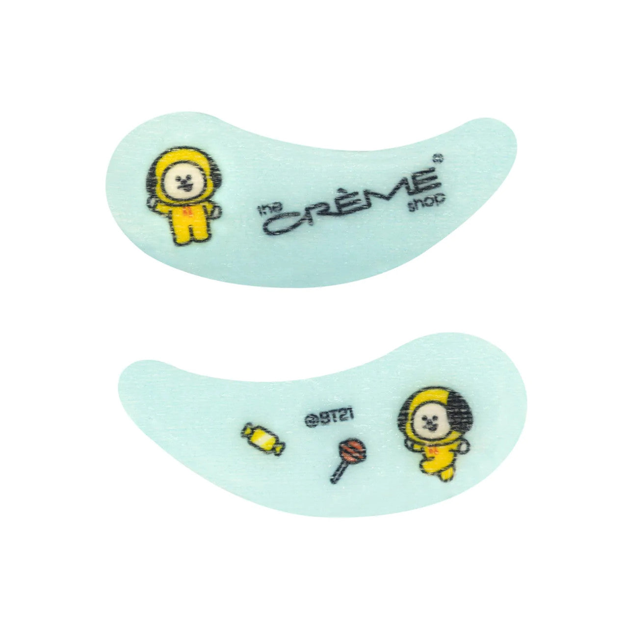 THE CREME SHOP BT21 "Work Hard, Rest Hard!" CHIMMY Hydrogel Under Eye Patches