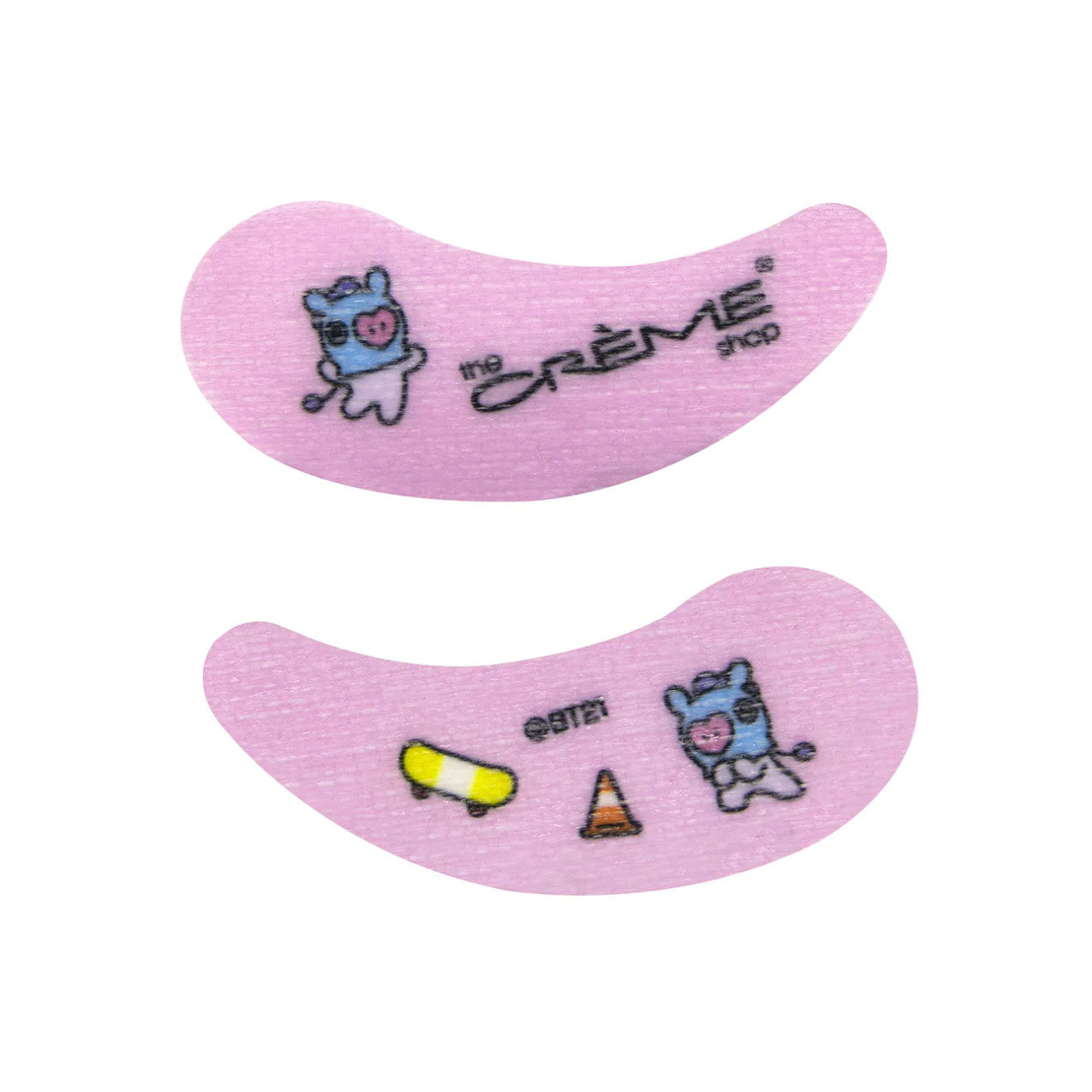 THE CREME SHOP BT21 "Pump it up!" MANG Hydrogel Under Eye Patches