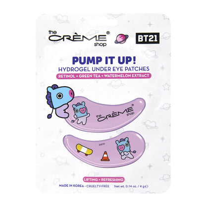 THE CREME SHOP BT21 "Pump it up!" MANG Hydrogel Under Eye Patches