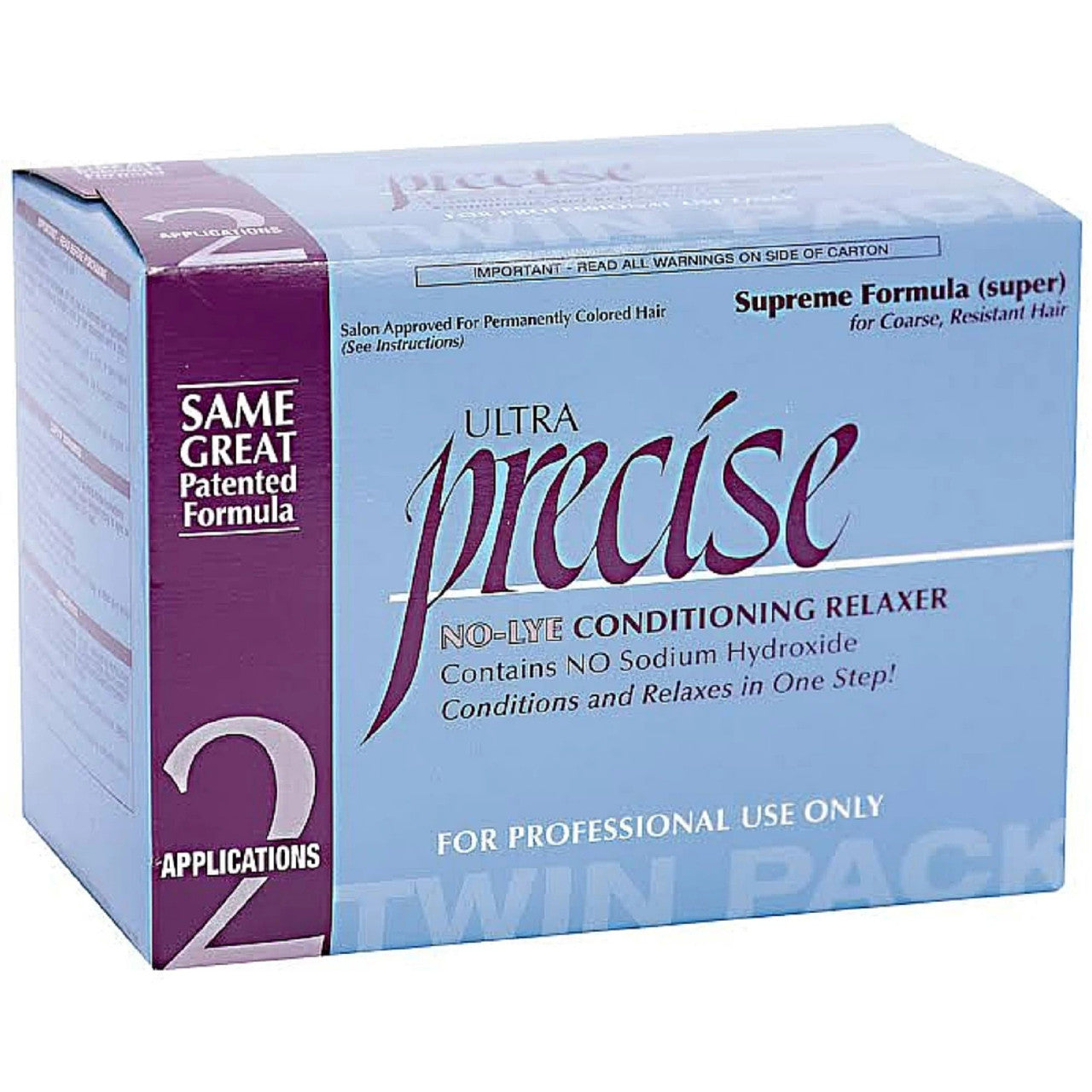 Ultra Sheen Precise No-Lye Conditioning Relaxer Super (2 Applications)