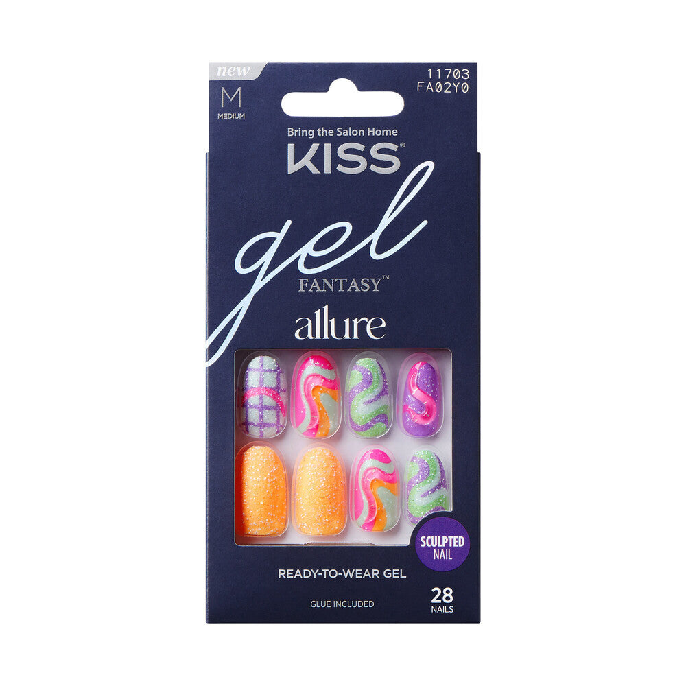 KISS Gel Fantasy Glue On Nails - DAZZLED