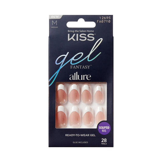 KISS Gel Fantasy Glue On Nails - CREAM GLAZED