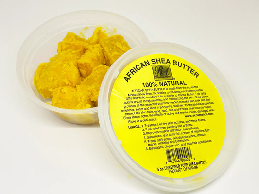 RA Cosmetics 100% Natural African Shea Butter (Yellow Chunky)