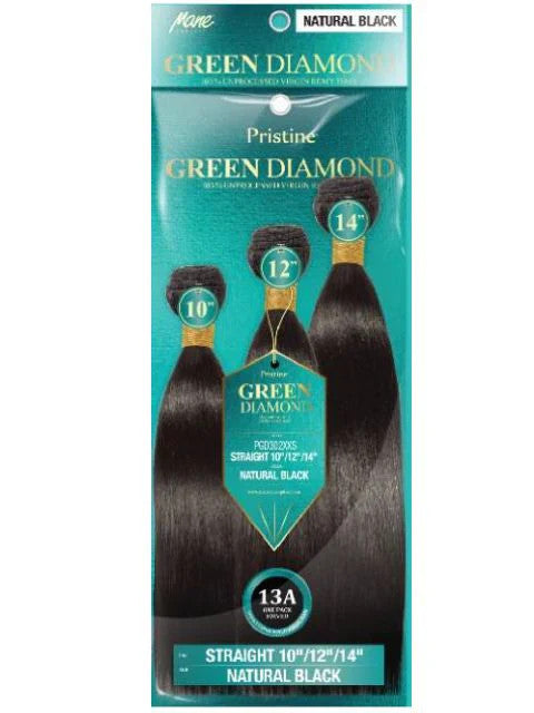 MANE CONCEPT Pristine 13A Green Diamond 100% Unprocessed Hair Multi Pack - Straight