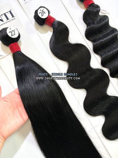 VENTI 100% Human Hair Brazilian Single Bundle - Body Wave (10"-30")