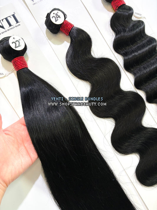 VENTI 100% Human Hair Brazilian Single Bundle - Body Wave (10"-30")