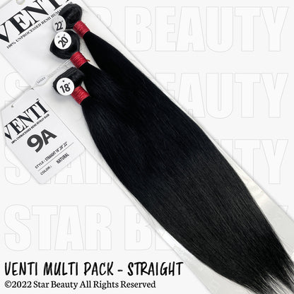 VENTI 100% Human Hair Bundle Multi Pack - Straight